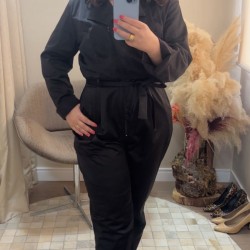 Macacão Alfaiataria Mista Acetinada com Elastano Gatos&Atos 