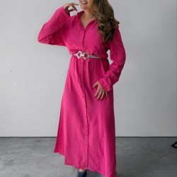 Chemise longa com abertura lateral | Tigrara