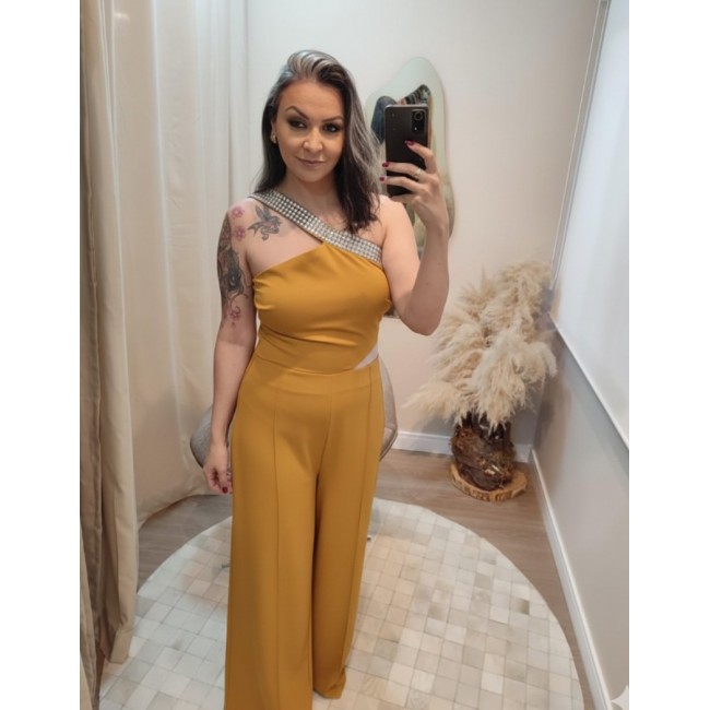 Macacão longo alfaiataria | Tigrara