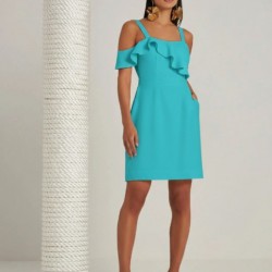 VESTIDO ALFAIATARIA VISCOSE GATOS E ATOS