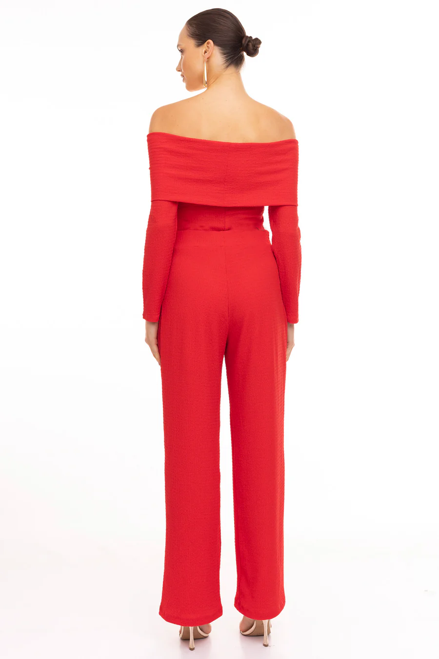 CALÇA RETA EM MALHA TEXTURIZADA | CityBlue